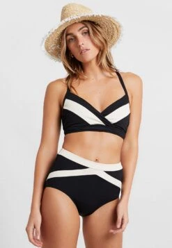 Seafolly Dd Big Cup Popblock Wrap Front Bralette - Bikinitop - Black -Fashion Verkoop 05df7141dd34472ca2a6bccdc10e55db