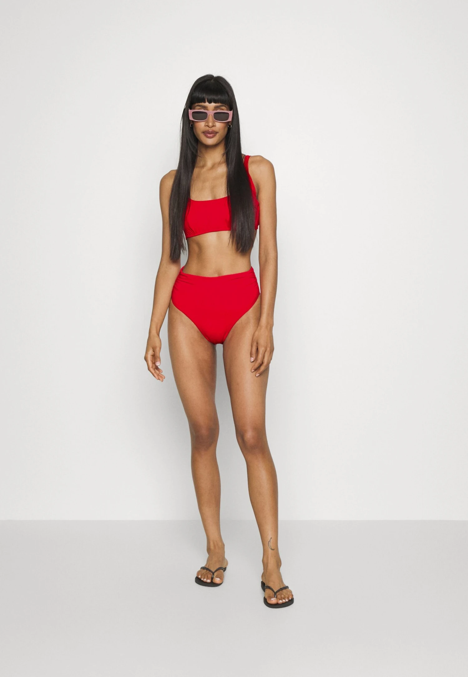 Seafolly Collective Scoop Neck Halter - Bikinitop - Chilli Red 4 Seafolly Collective Scoop Neck Halter - Bikinitop - Chilli Red - Afbeelding 2