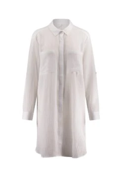 Seafolly Strandkleid CrinkleBeach Shirt - Strandaccessoire - Weiss