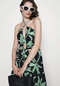 Seafolly Palm Paradise Keyhole Dress - Maxi-Jurk - Black -Fashion Verkoop 109dad3f44a7404c860f230e49c14f0e