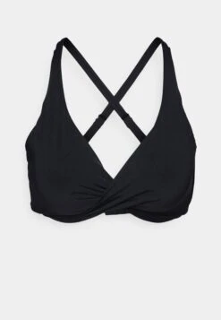 Seafolly Collective Wrap Front Cup Bra - Bikinitop - Black