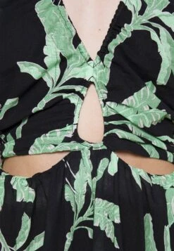 Seafolly Palm Paradise Keyhole Dress - Maxi-Jurk - Black -Fashion Verkoop 2176b89b542549bebb4b25ec10ce1ae5