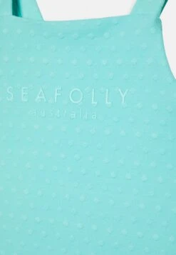 Seafolly Sqaure Neck One Piece - Badpak - Mint -Fashion Verkoop 284d802913064ba4b2cdd74032497c8d