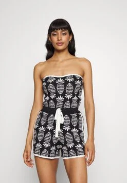 Seafolly Corsica Jacquard Playsuit - Strandaccessoire - Black