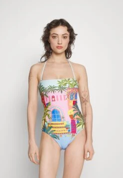 Seafolly On Vacation Bandeau One Piece - Badpak - Azure