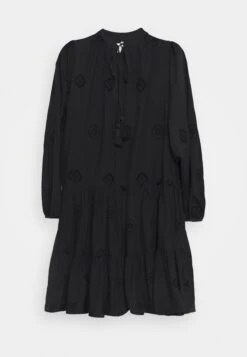 Seafolly Bora Bora Flora Embroidery Tiered Dress - Strandaccessoire - Black -Fashion Verkoop 410409683c644d51b0c074ea00ce855d