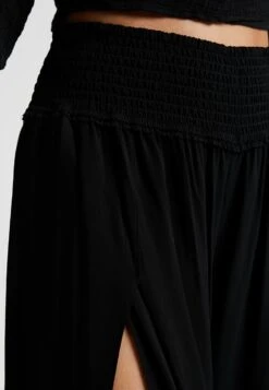 Seafolly Beach Basics Shirred Waist Wrap Pant - Strandaccessoire - Black -Fashion Verkoop 417cfe5049a84c6f9d3621c4c69707b6