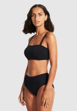Seafolly Dd Big Cup Dive Bandeau Bra - Bikinitop - Black -Fashion Verkoop 46a0cc66df714a92a8fe1ee7cf5b2dbb