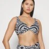 Seafolly Zanzibar Wrap Front Cup Bra - Bikinitop - Black -Fashion Verkoop 4a44aaed4ba148a192475b509fa634a3