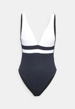 Seafolly Slice Of Splice Deep V Neck One Piece - Badpak - White -Fashion Verkoop 50da38d133b941c58d4647aee636997b