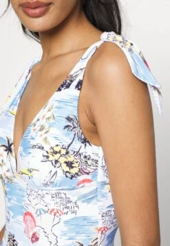 Seafolly Coast To Coast V Neck One Piece - Badpak - Powder Blue -Fashion Verkoop 51fcb3e4adea41b98d8a5ff9252e8045