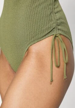 Seafolly Sea Dive Scoop Neck Drawstring Side - Badpak - Khaki -Fashion Verkoop 5228c54945584789b24af15802d36cc1