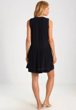 Seafolly Beach Basics Ladder Detail Dress - Strandaccessoire - Black -Fashion Verkoop 60b6e4e89ced4295846edb8cc663b9dd