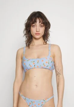 Seafolly Summer Crush Bralette With Plaited Detail - Bikinitop - Powder Blue