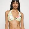Seafolly Coast To Coast Knot Front Halter Bra - Bikinitop - Wild Lime