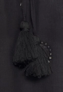 Seafolly Bora Bora Flora Embroidery Tiered Dress - Strandaccessoire - Black -Fashion Verkoop 67b1c5f05b9b4292ac01a1507c626213