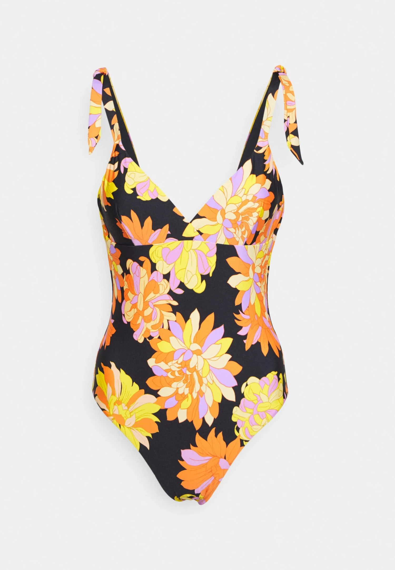 Seafolly Palm Springs Wrap Front One Piece - Badpak - Black 6 Seafolly Palm Springs Wrap Front One Piece - Badpak - Black - Afbeelding 4
