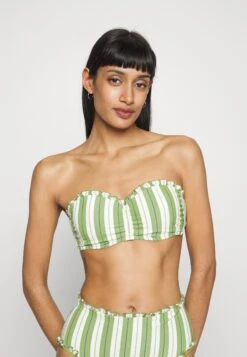 Seafolly Cabana Bustier Bandeau - Bikinitop - Olive Green