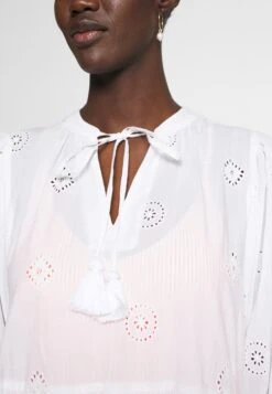 Seafolly Bora Bora Flora Embroidery Tiered Dress - Strandaccessoire - White -Fashion Verkoop 7264e46d665c425dabde553afd421c7a