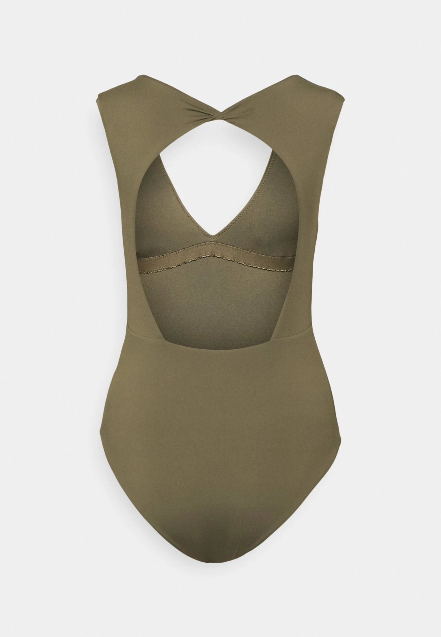 Seafolly Collective V Neck One Piece - Badpak - Dark Olive 4 Seafolly Collective V Neck One Piece - Badpak - Dark Olive - Afbeelding 2