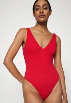Seafolly Dive Deep V Neck One Piece - Badpak - Chilli Red -Fashion Verkoop 81c16b98abb24547a814444db2e4d13e