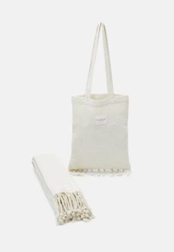 Seafolly Waffle Beach Towel Set - Strandaccessoire - Sand