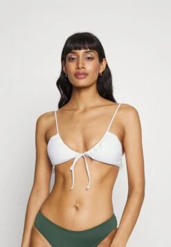Seafolly Sea Dive Drawstring Neck Bralette - Bikinitop - White
