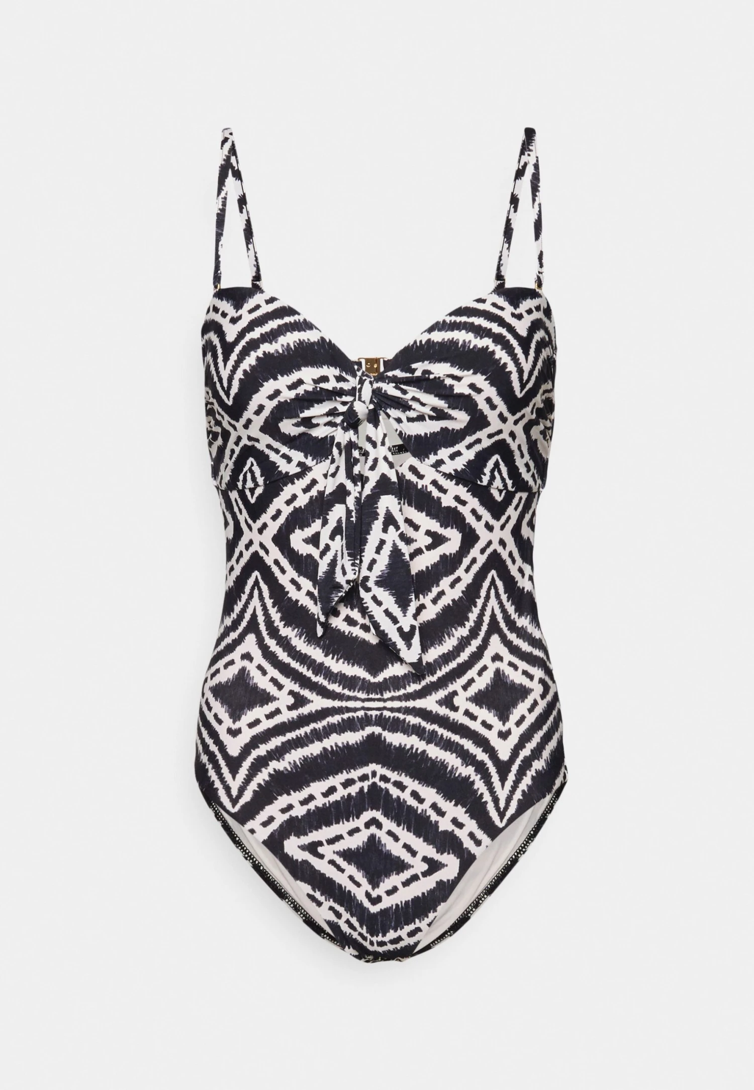 Seafolly Zanzibar Twist Tie Front One Piece - Badpak - Black 7 Seafolly Zanzibar Twist Tie Front One Piece - Badpak - Black - Afbeelding 5