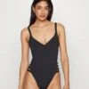 Seafolly Collective Gathered Strap One Piece - Badpak - Black -Fashion Verkoop a2c7ea0e05094b209c1ac5d57a90370a