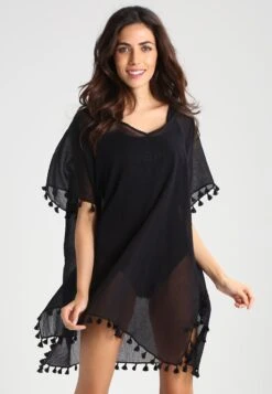 Seafolly Amnesia Kaftan - Strandaccessoire - Black