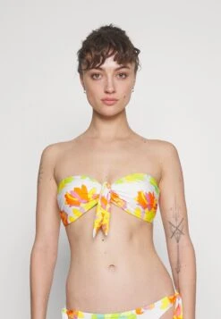 Seafolly Palm Springs Twisttie Front Bandeau - Bikinitop - Limelight -Fashion Verkoop a803a13fc04c4198bf7a03dfdcbea730