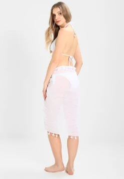 Seafolly Beach Basics Sarong - Strandaccessoire - White -Fashion Verkoop b323f08d257e4af796413874af6dc60a