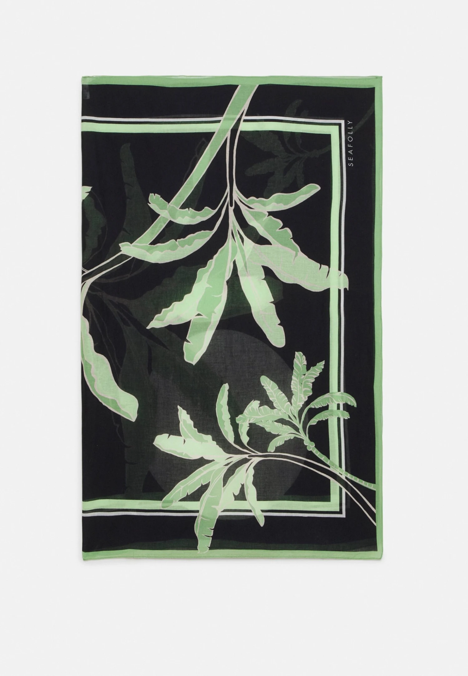 Seafolly Palm Paradise Pareo - Halsdoek - Black 3 Seafolly Palm Paradise Pareo - Halsdoek - Black