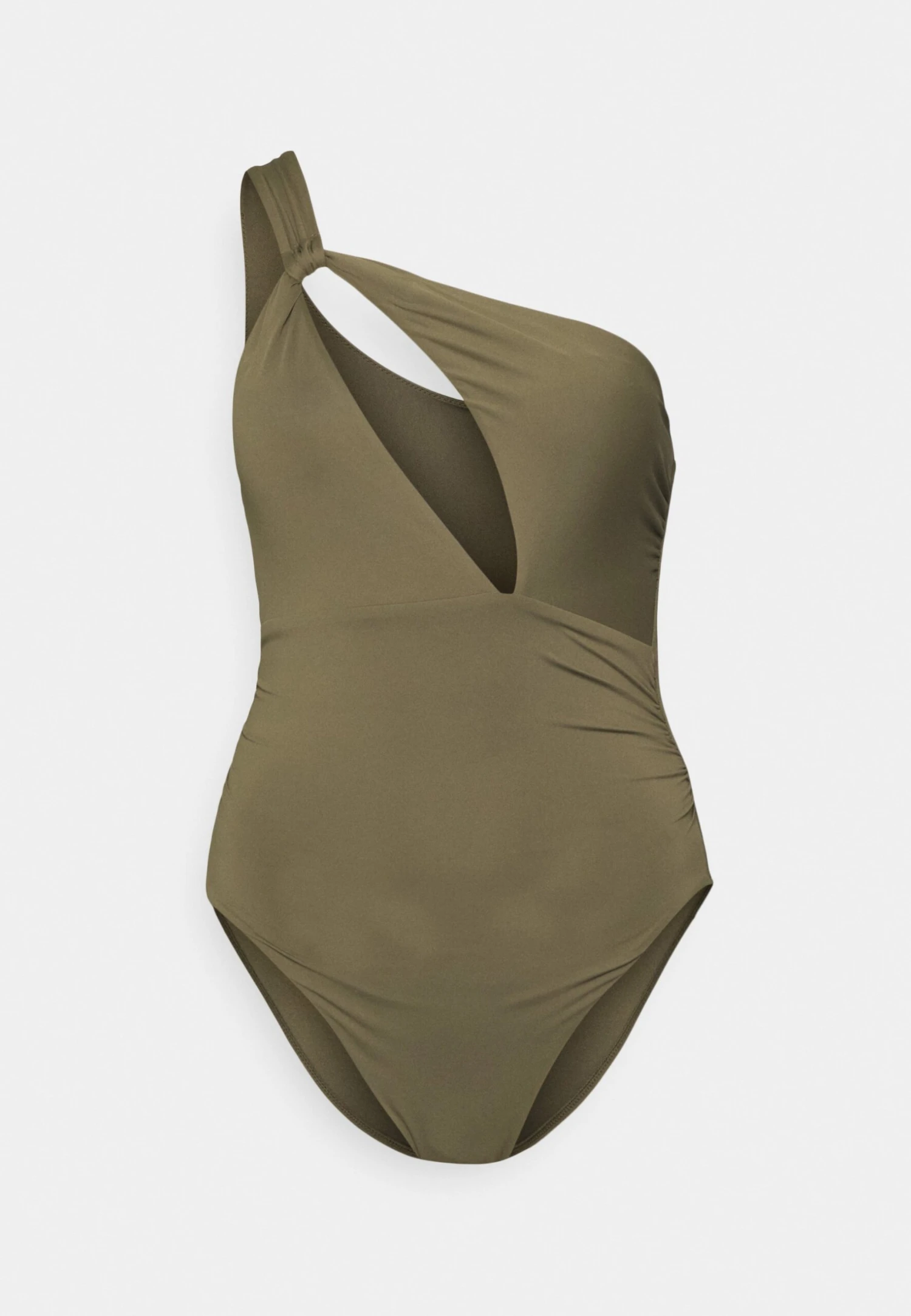 Seafolly Collective One Shoulder One Piece - Badpak - Dark Olive 3 Seafolly Collective One Shoulder One Piece - Badpak - Dark Olive