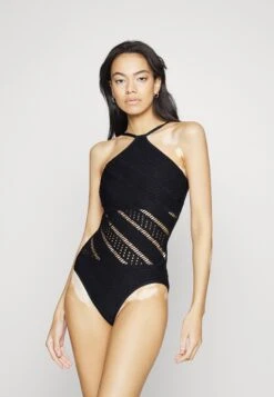 Seafolly Marrakesh High Neck One Piece - Badpak - Black