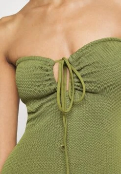 Seafolly Sea Dive Bandeau Maillot - Badpak - Khaki -Fashion Verkoop bca69fd6c8974be3951bd195026a4137