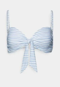 Seafolly Summer Crush Twist Tie Front Bandeau - Bikinitop - Powder Blue -Fashion Verkoop be6319b72ee540f0b5f60a132b9fe741