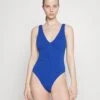 Seafolly Dive Deep V Neck One Piece - Badpak - Ultramarine -Fashion Verkoop d04269547e3345b882c97e97f88bf954