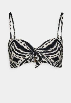 Seafolly Zanzibar Twist Tie Front Bandeau - Bikinitop - Black -Fashion Verkoop d87efe9d3ec0400783376e741cd8c8d1
