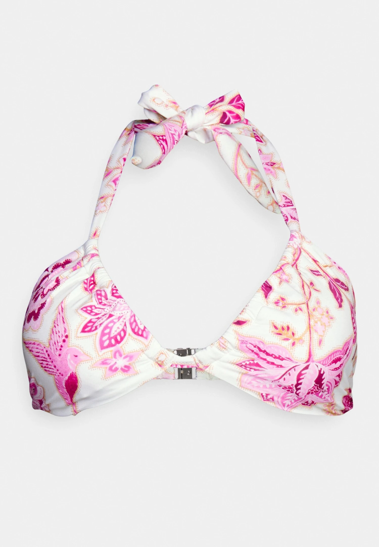 Seafolly Road Drawstring Halter Bralette - Bikinitop - Parfait Pink 7 Seafolly Road Drawstring Halter Bralette - Bikinitop - Parfait Pink - Afbeelding 5