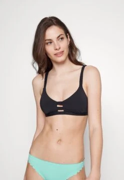 Seafolly Collective Gathered Strap Bralette - Bikinitop - Black