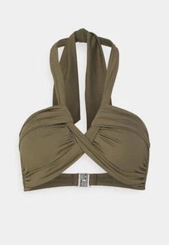 Seafolly Collective Halter Bandeau - Bikinitop - Dark Olive