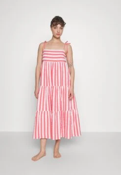 Seafolly Cabana Tier Maxi - Maxi-Jurk - Sun Kissed Coral