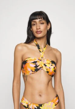 Seafolly Palm Springs Halter Bandeau Bra - Bikinitop - Black