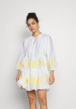 Seafolly Corsica Embroidery Tier Dress - Strandaccessoire - White