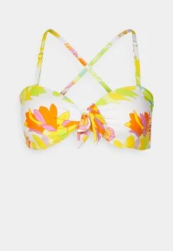 Seafolly Palm Springs Twisttie Front Bandeau - Bikinitop - Limelight -Fashion Verkoop f8b7449c571549379f851174829040ef