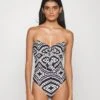 Seafolly Zanzibar Twist Tie Front One Piece - Badpak - Black -Fashion Verkoop f9e29fe76f544d109b55ed62efc105b5