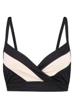 Seafolly Dd Big Cup Popblock Wrap Front Bralette - Bikinitop - Black -Fashion Verkoop fa7be3d174b04755bacc3d0fa3c44fc7
