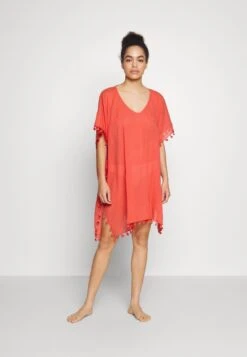Seafolly Beach Edit Amnesia Kaftan - Strandaccessoire - Sun Kissed Coral
